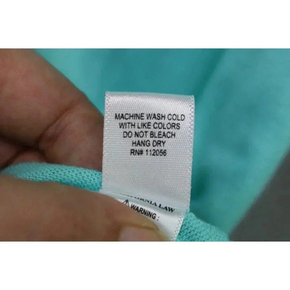 So Perla Snap Down Teal Sweater-Size Large-Beachy - Picture 5 of 7